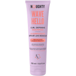 Noughty Wave Hello Curl Defining Shampoo &scaron;ampoon lokkis ja lainelistele juustele riisivee ja musta kaera ekstraktiga, 250 ml
