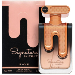 Rave Signature Night EDP l&otilde;hnastatud vesi naistele, 100 ml