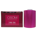 OSOM Professional Reljeefne Roll Pink FOIL15721 foolium rullis juuste v&auml;rvimiseks, 100 m, laius 12 cm, paksus 15 mikronit