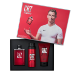 Set Cristiano Ronaldo: CR7 Eau De Toilette For Men, 100 ml + CR7 Shower Gel For All Skin Types, 150 ml + CR7 Scented Spray For Men, 150 ml