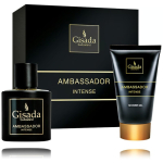 Gisada Ambassador Intense meeste komplekt (EDP, 50 ml + du&scaron;igeel, 100 ml)