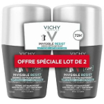 Vichy Homme Invisible Resist 72H rulldeodorandi duokomplekt meestele, 2 x 50 ml
