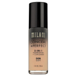 Milani Conceal + Perfect Natural Liquid Foundation & Concealer 2-In-1 00B Light, 30 ml