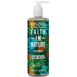 Faith In Nature Coconut 99% Natural Ingredients Cleansing Liquid Soap For Hands, 400 ml