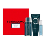 Set Salvatore Ferragamo: Intense Leather Eau De Parfum For Men, 100 ml + Intense Leather Eau De Parfum For Men, 15 ml + Intense Leather Shower Gel For All Skin Types, 100 ml
