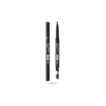 Pupa Full Paraben-Free Definer Double-Ended Eyebrow Cream Pencil & Brush 2-In-1 004 Extra Dark 0.2 g