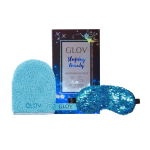 Glov Sleeping Beauty Set Glov: Sleeping Beauty Sleep Mask Blue + Sleeping Beauty Textile Makeup Remover Glove Bouncy Blue