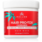 Kallos Cosmetics Hair Pro-Tox kanepiga juuksemask, 275 ml