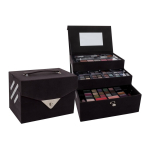 ZMILE COSMETICS Beauty Case Velvety (tumehall) piiratud v&auml;ljaandega dekoratiivkosmeetika komplekt