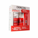 Vichy Dercos Energy+ stimuleeriva juuste v&auml;ljalangemise vastase juuksehoolduskomplekt (&scaron;ampoon, 400 ml + t&auml;ite&scaron;ampoon, 400 ml)