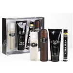 Cuba Black komplekt meestele (EDT, 100 ml + EDT, 35 ml + habemeajamisj&auml;rgne losjoon, 100 ml + du&scaron;igeel, 200 ml)