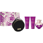 Versace Pour Femme Dylan Purple naiste komplekt (EDP, 100 ml + du&scaron;igeel, 100 ml + kehakreem, 100 ml + kosmeetikakott)