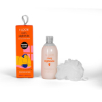Set I Love: Cosy Night's Hydrating Shower Gel For All Skin Types, 500 ml + I Love Body Sponge