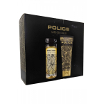 Set Police: Amber Gold Eau De Toilette For Women, 100 ml + Amber Gold Hydrating Body Lotion, 125 ml