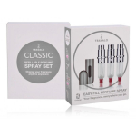 Travalo Classic HD SET h&otilde;bedane t&auml;idetavate parf&uuml;&uuml;mipudelite (pihustiga) komplekt, 3 x 5 ml