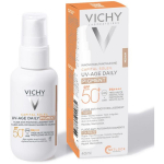 Vichy Capital Soleil UV-Age Daily Water Fluid Medium SPF 50+ kaitsev n&auml;ovesi, 40 ml
