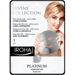 Nahka helendav n&auml;omask Iroha Divine Collection FOIL Tissue Mask Hydra Glowing, plaatina ja h&uuml;aluroonhappega, 25 ml