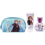 Disney Frozen II laste kosmeetikakomplekt (EDT tualettvesi, 50 ml + du&scaron;igeel, 100 ml + kosmeetika)