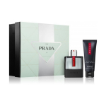 Set Prada: Luna Rossa Carbon Eau De Toilette For Men, 50 ml + Luna Rossa Carbon Revitalized Shower Gel Body, 75 ml