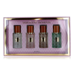 Set Indulgent Moments: Cashmere & Vanilla Eau De Parfum For Women, 15 ml + Pink Peony & Water Lotus Eau De Parfum For Women, 15 ml + Neroli & Sea Salt Eau De Parfum For Women, 15 ml + Jasmine Petals & Cedarwood Eau De Parfum For Women, 15 ml