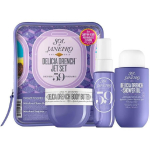 Sol De Janeiro Delicia Drench Jet Set kehahoolduskomplekt (du&scaron;i&otilde;li, 90 ml + kehav&otilde;i, 50 ml + kehasprei, 30 ml)