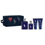 Set Ralph Lauren: Polo Blue Eau De Toilette For Men, 125 ml + Polo Blue Eau De Toilette For Men, 40 ml + Polo Blue Shower Gel & Shampoo 2-In-1, 50 ml + Polo Blue Moisturizing After-Shave Balm, 50 ml
