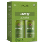 INOAR Argan Oil Duo Kit - intensiivselt niisutav komplekt argaania&otilde;liga, 2x250 ml
