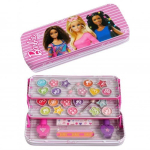 Barbie Makeup Tin with 3 Folding Trays laste dekoratiivkosmeetika komplekt