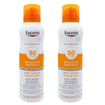 Eucerin Sun Spray Oil Control Dry Touch SPF 50 kaitsev kehasprei p&auml;ikese eest, 2 x 200 ml