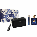 Versace Dylan Blue Pour Homme komplekt meestele (EDT, 100 ml + EDT, 10 ml + kosmeetikakott)