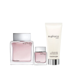 Set Calvin Klein: Euphoria Eau De Toilette For Men, 100 ml + Euphoria Eau De Toilette For Men, 15 ml *Miniature + Euphoria After-Shave Balm, 100 ml