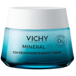 Vichy Mineral 89 72H Moisture Boosting Cream niisutav n&auml;okreem k&otilde;ikidele nahat&uuml;&uuml;pidele, 50 ml