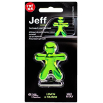 Mr&Mrs Fragrance Jeff Chrome auto &otilde;huv&auml;rskendaja sidruni ja apelsini l&otilde;hnaga, 1 tk.