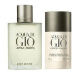 Set Giorgio Armani: Acqua di Gio Eau De Toilette For Men, 100 ml + Acqua di Gio Anti-Perspirant Deodorant Stick For Men, 75 g