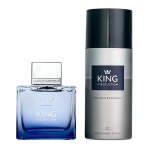 Set Antonio Banderas: King of Seduction Eau De Toilette For Men, 100 ml + King of Seduction Freshness Deodorant Spray For Men, 150 ml