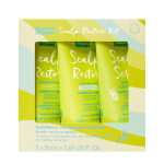 Set Umberto Giannini: Scalp Restore Vegan & Cruelty-Free Hair Conditioner Anti-Dandruff & Soothing, 50 ml + Scalp Restore Vegan & Cruelty-Free Hair Shampoo Anti-Dandruff & Scalp Care, 50 ml + Umberto Giannini Scalp Scrub Gentle Exfoliation, 50 ml
