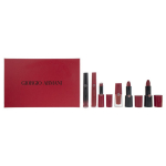 Set Giorgio Armani: Rouge d'Armani Matte Cream Lipstick 400 Four Hundred, 4 g + Lip Maestro Lip Stain Liquid Lipstick 400 6.5 ml + Lip Magnet Liquid Lipstick 400 3.9 ml + Ecstasy Lacquer Shining Lip Gloss 400, 3 ml + Rouge d'Armani Cream Lipstick 400 ...