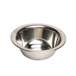 Depot Accessories No. 741 Promotional Steel Metal Shaving Bowl Silver