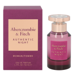 Abercrombie & Fitch Authentic Night Women EDP parf&uuml;&uuml;mvesi naistele, 50 ml