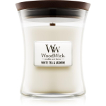 WoodWick valge tee ja jasmiini l&otilde;hnak&uuml;&uuml;nal, 275 g