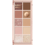 Peach C Seasonal Blending Eyeshadow Palette lauv&auml;rvipalett, toon: 01 Sunset Grass, 8 g