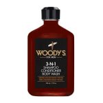 Woody's 3-n-1 &scaron;ampoon, palsam, kehapesu 3 &uuml;hes 355 ml