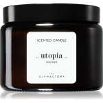 The Olphactory Utopia Leather Leather Scented Candle, 360 g