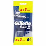 Gillette Blue II raseerimisterad, 6 tk.