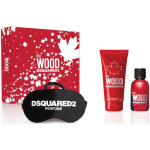 Dsquared2 Red Wood komplekt naistele (EDT, 50 ml + du&scaron;igeel, 100 ml + unemask)