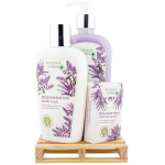 Bohemia Gifts Lavender SPA Set kosmeetika kinkekomplekt (vedelseep, 300 ml + kehalosjoon, 250 ml + seep, 100 g)