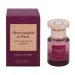 Abercrombie & Fitch Authentic Night Women EDP parf&uuml;&uuml;mvesi naistele, 30 ml