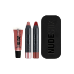 Set Nudestix: Red Hot Lips Mini Kit Royal Cream Lipstick 04 Nude, 2 ml + Red Hot Lips Mini Kit Royal Cream Lipstick Posh 2.5 ml