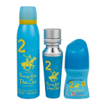 Set Beverly Hills Polo Club: No. 2 Eau De Parfum For Women, 50 ml + No. 2 Anti-Perspirant Deodorant Roll-On For Women, 50 ml + 1982 - Sport 2 Freshness Body Spray, 150 ml