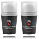 Vichy Homme Anti-Transpirant 48H Extra Sensitive rull-higistamisvastane meestele, 2 x 50 ml